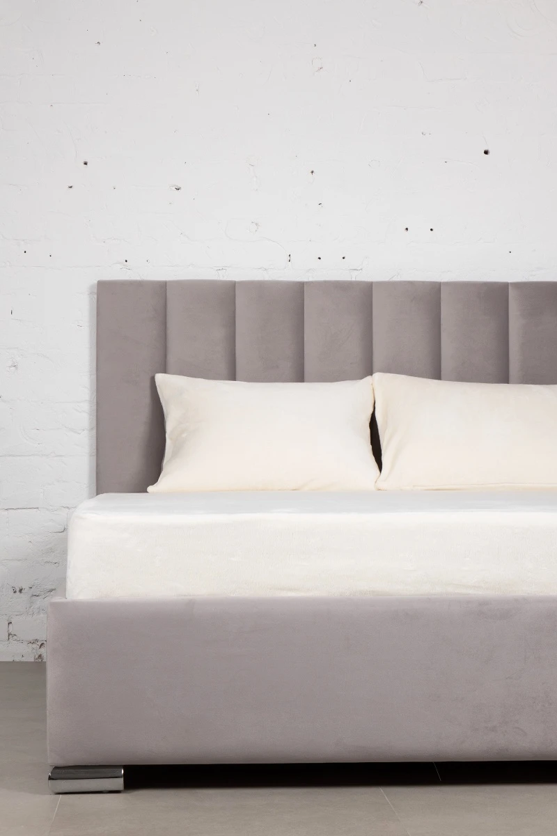 Покрывало на резинке плюш велюр с бортом арт. 007-ODN_