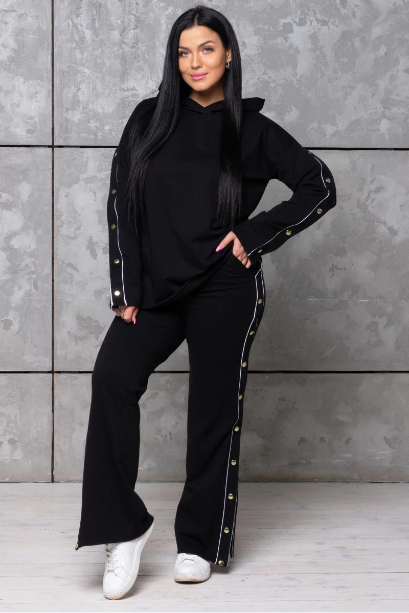 (СК) Толстовка женская "Вегас" черный