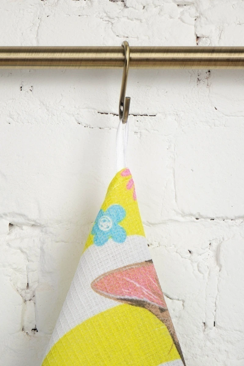 Набор вафельных полотенец (ТТ) 330 Радуйся простым вещам - 3 шт - 45х60 см