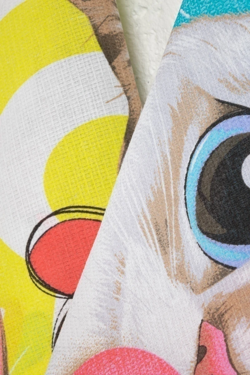 Набор вафельных полотенец (ТТ) 330 Радуйся простым вещам - 3 шт - 45х60 см