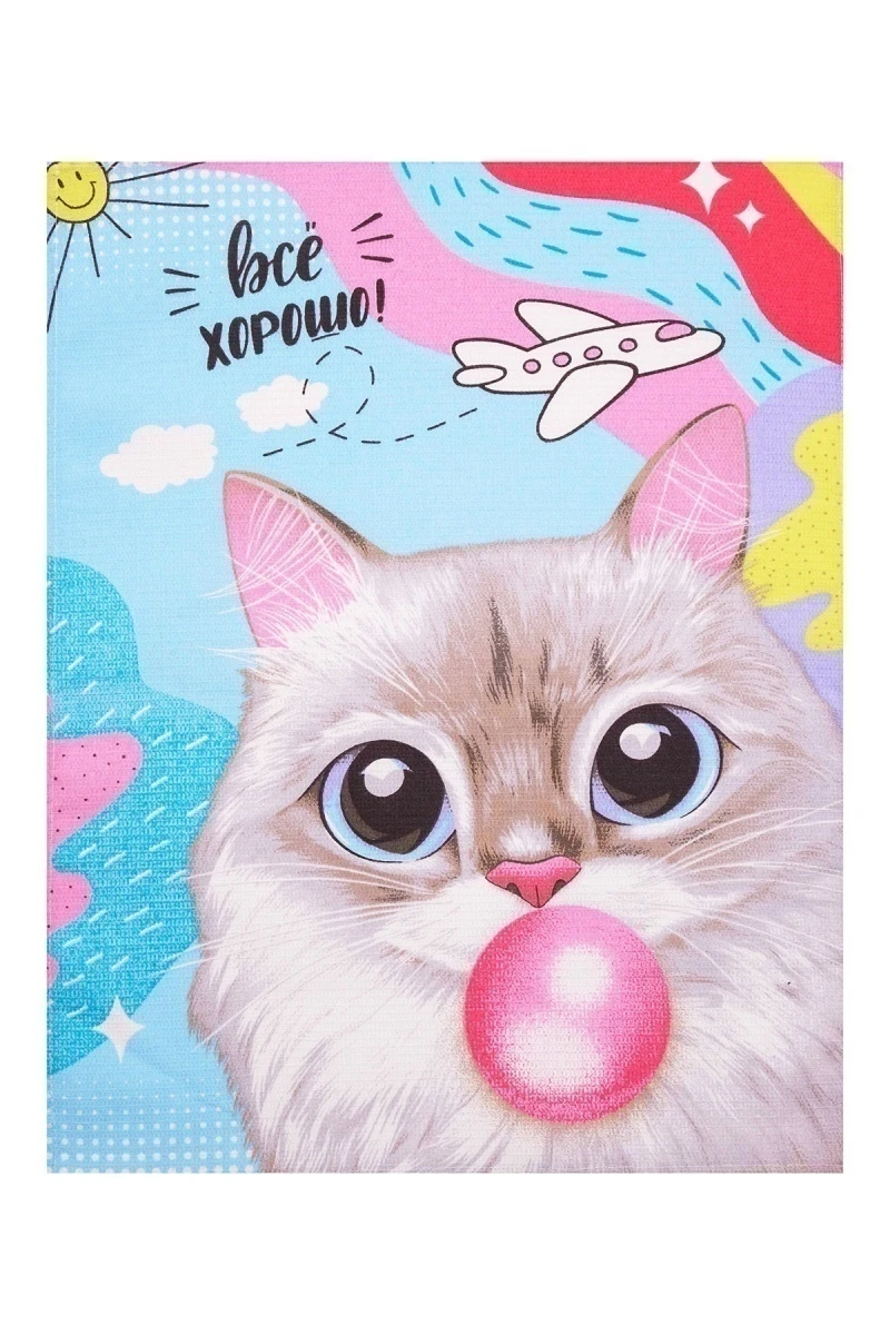 Набор вафельных полотенец (ТТ) 330 Радуйся простым вещам - 3 шт - 45х60 см