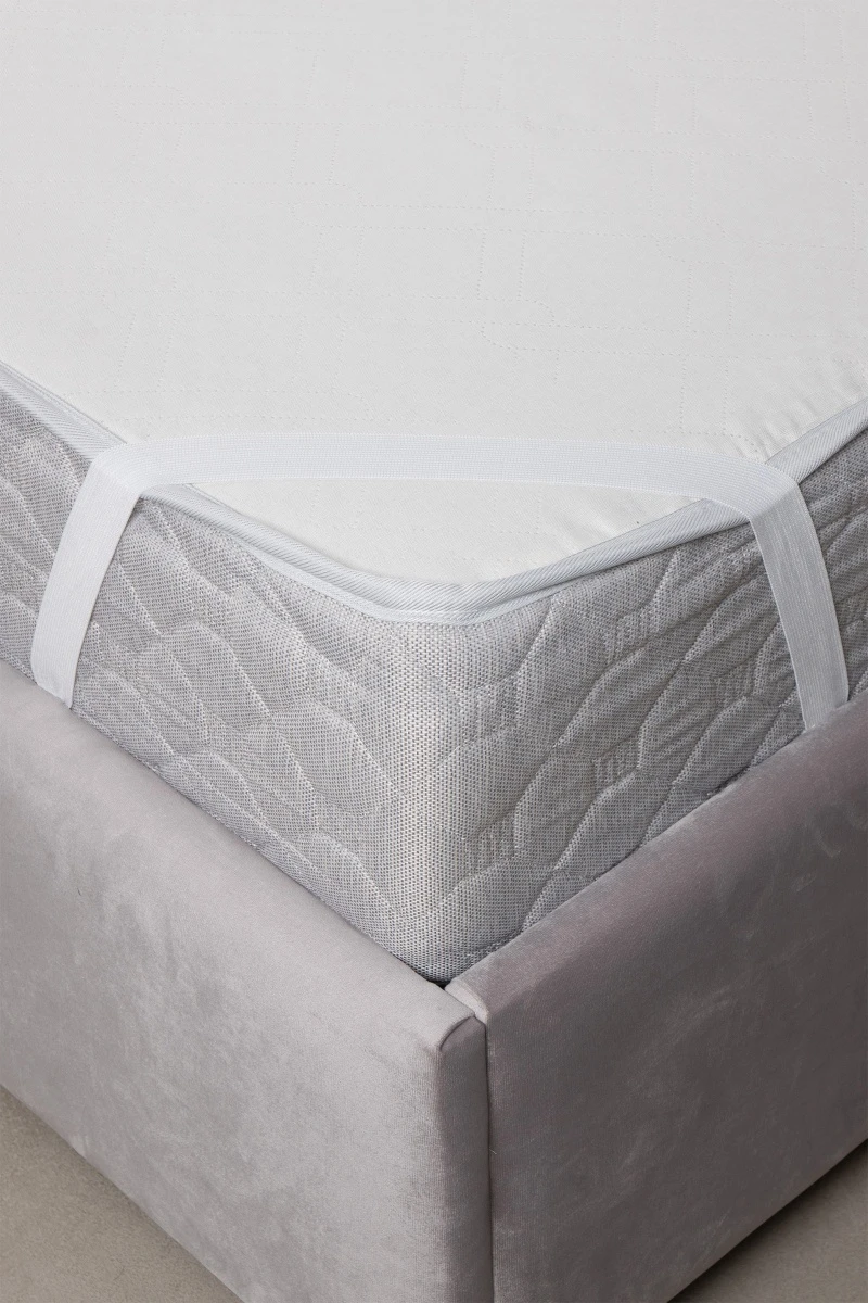 (ВНЛ) Наматрасник Микрофибра стеганый (150г/м2) бежевый_