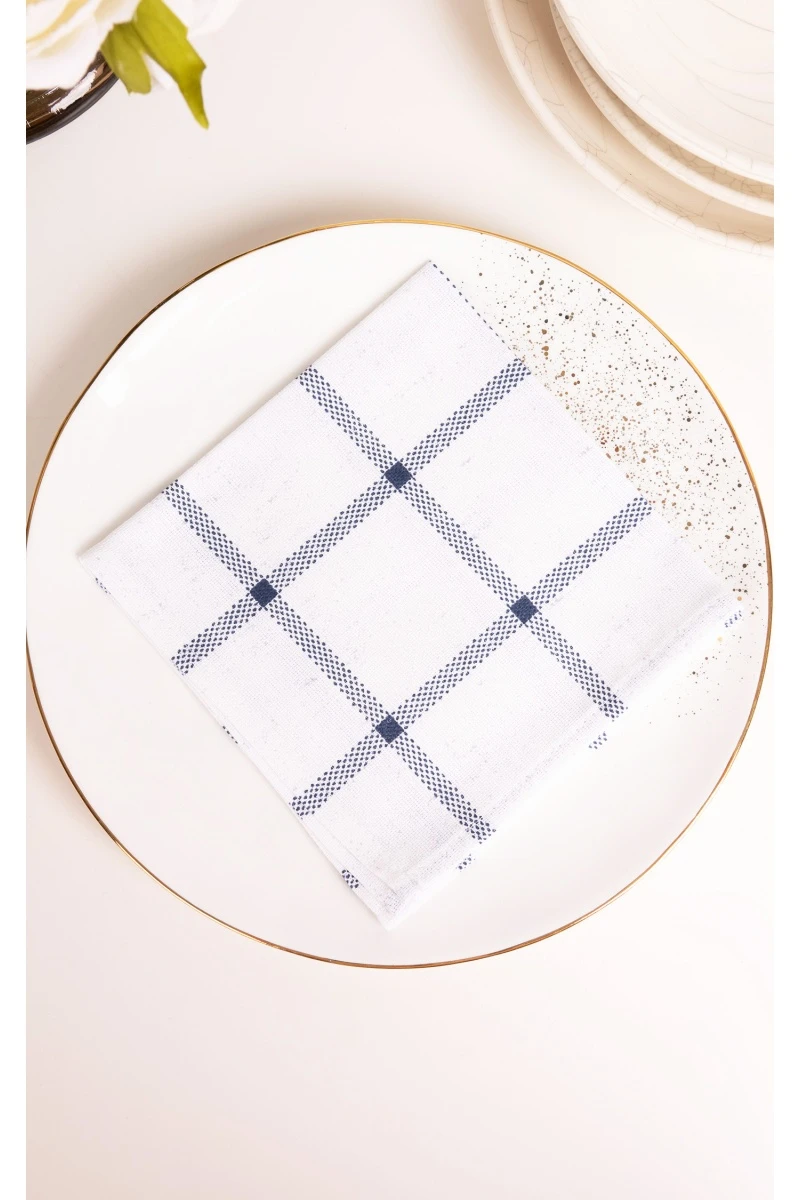 Салфетка из рогожки (ТТ) 111 Пастораль клетка