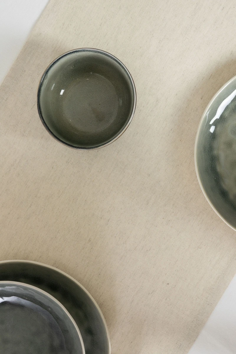 Дорожка полулен Льняная с вышивкой Веточка (ГОС)