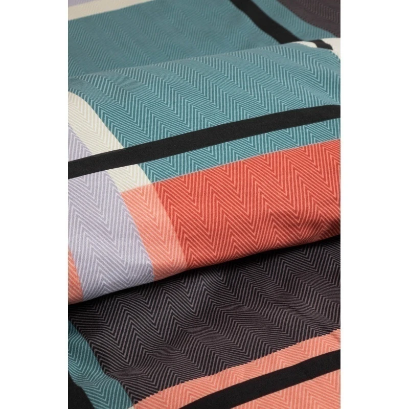 КПБ бязь Премиум ГОСТ "ХБК" 140г/м "Закат в клетке" р. 1.5 сп. (70x70)