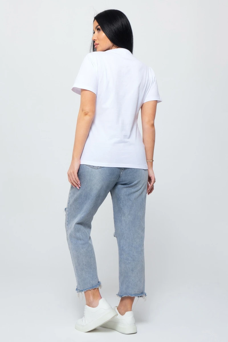 (СК) Футболка женская "Валерия" белый