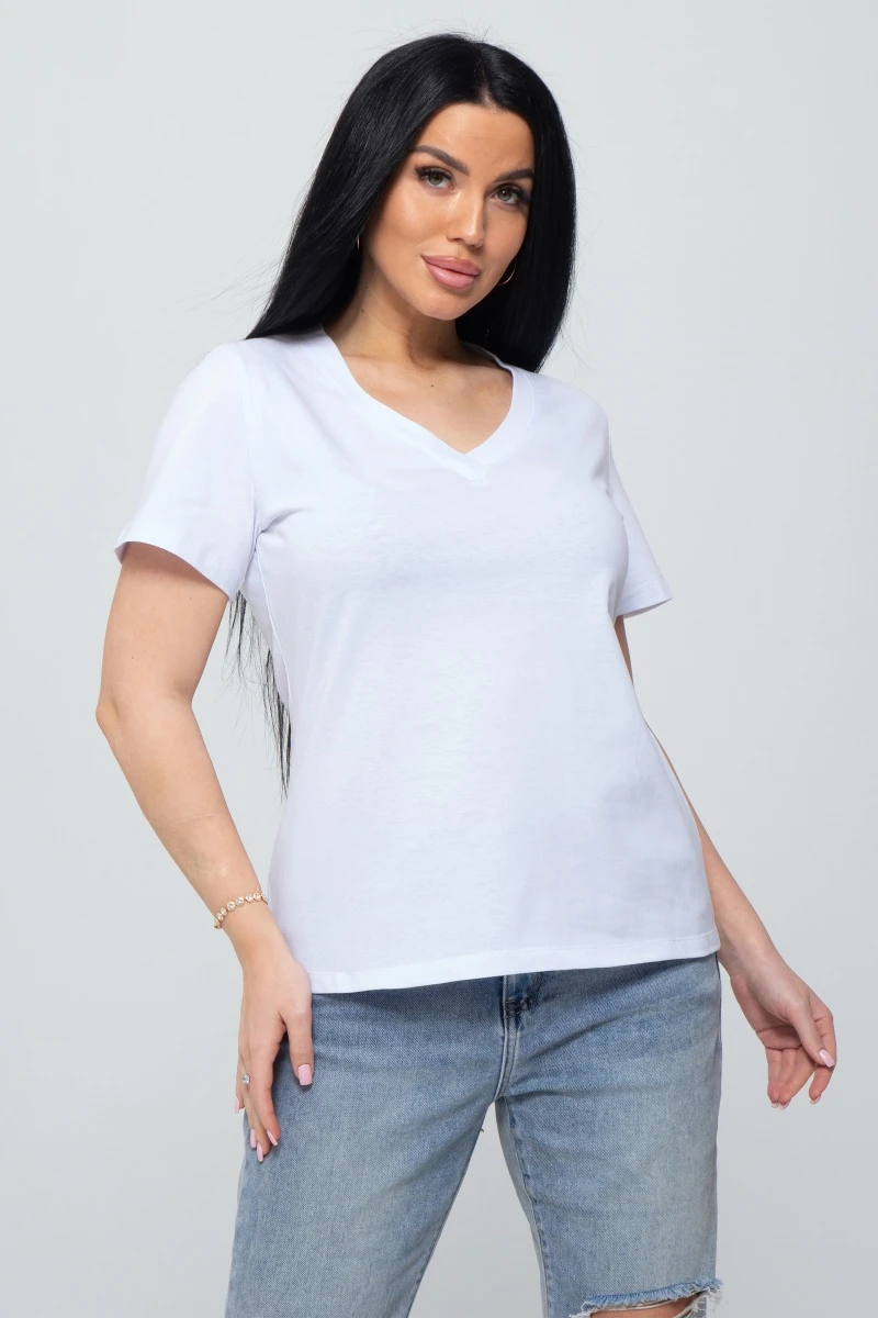 (СК) Футболка женская "Валерия" белый