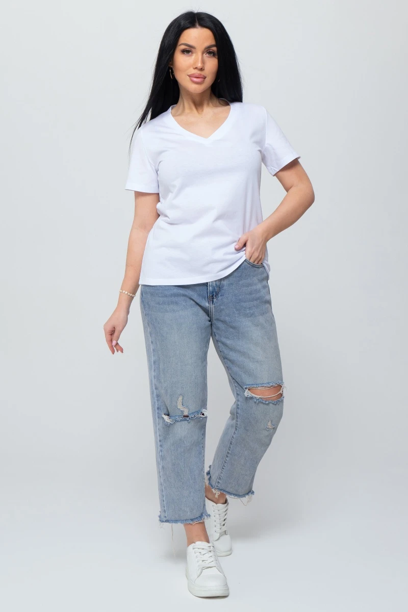 (СК) Футболка женская "Валерия" белый