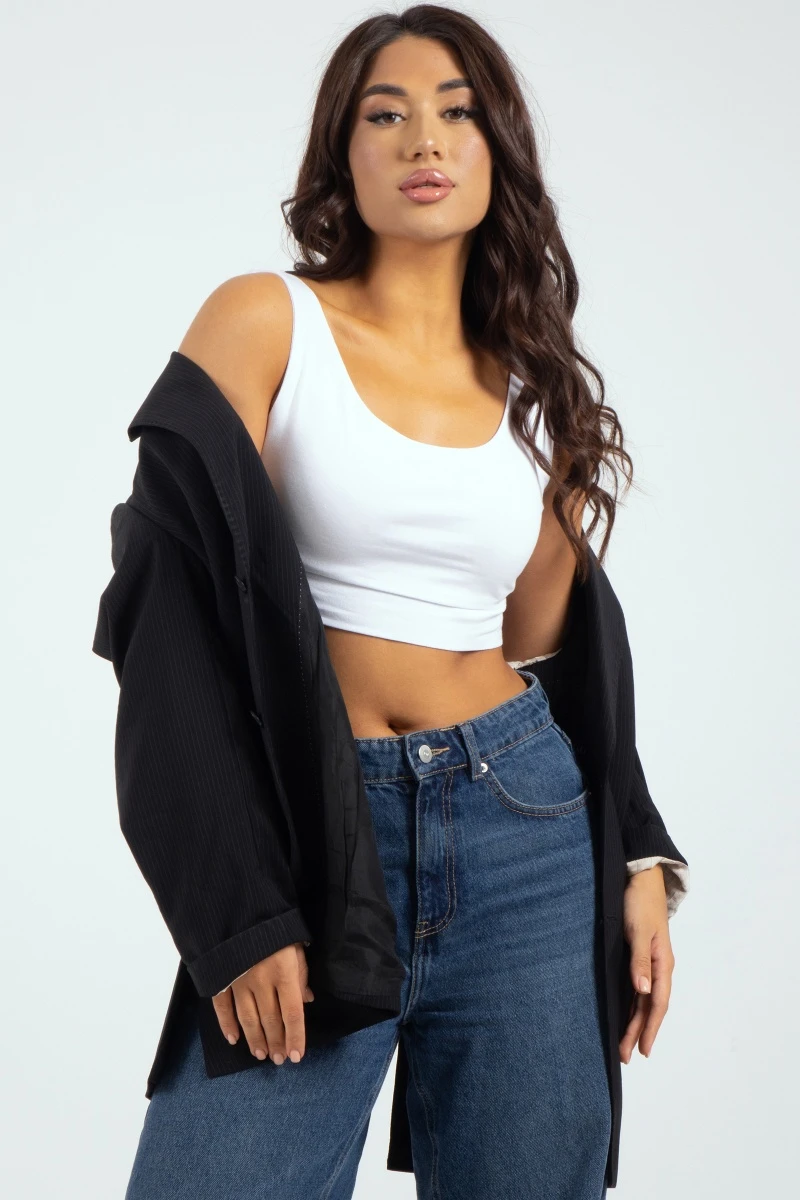 (СК) Топ женский "Кортни" белый