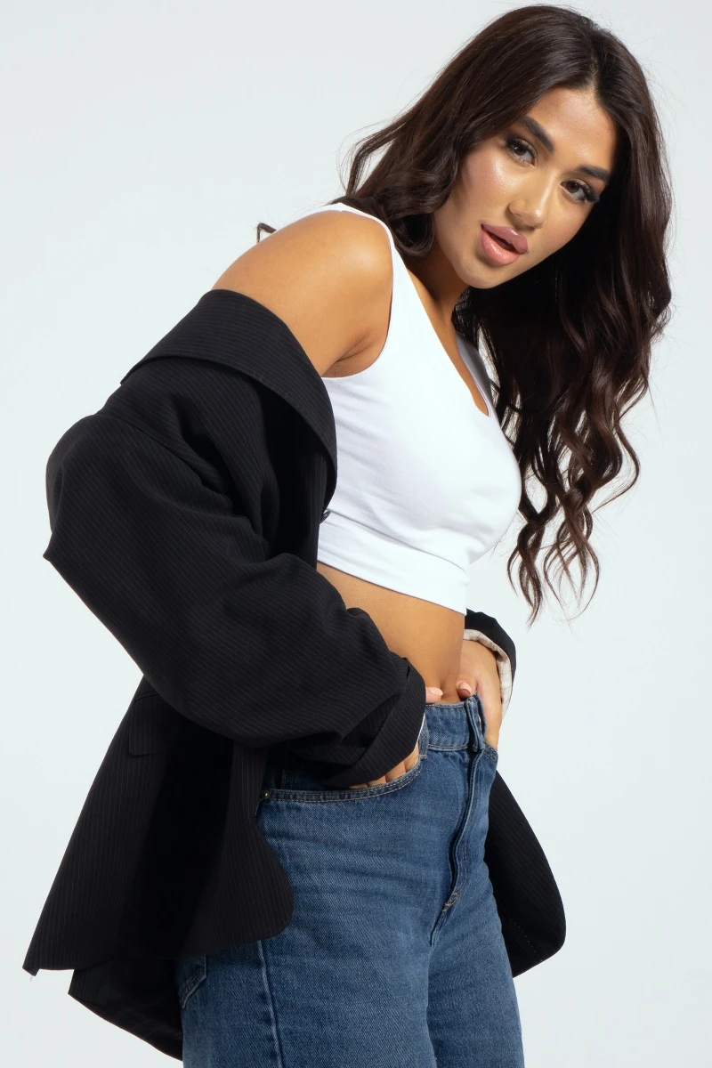 (СК) Топ женский "Кортни" белый