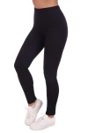(СК) Леггинсы женские вискоза, черный