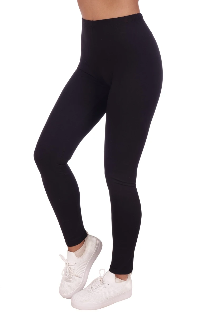 (СК) Леггинсы женские вискоза, черный