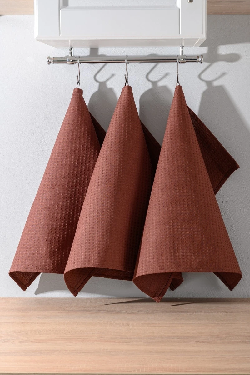 (ВНЛ) Полотенце кухонное в подарочном коробе (шоколад)