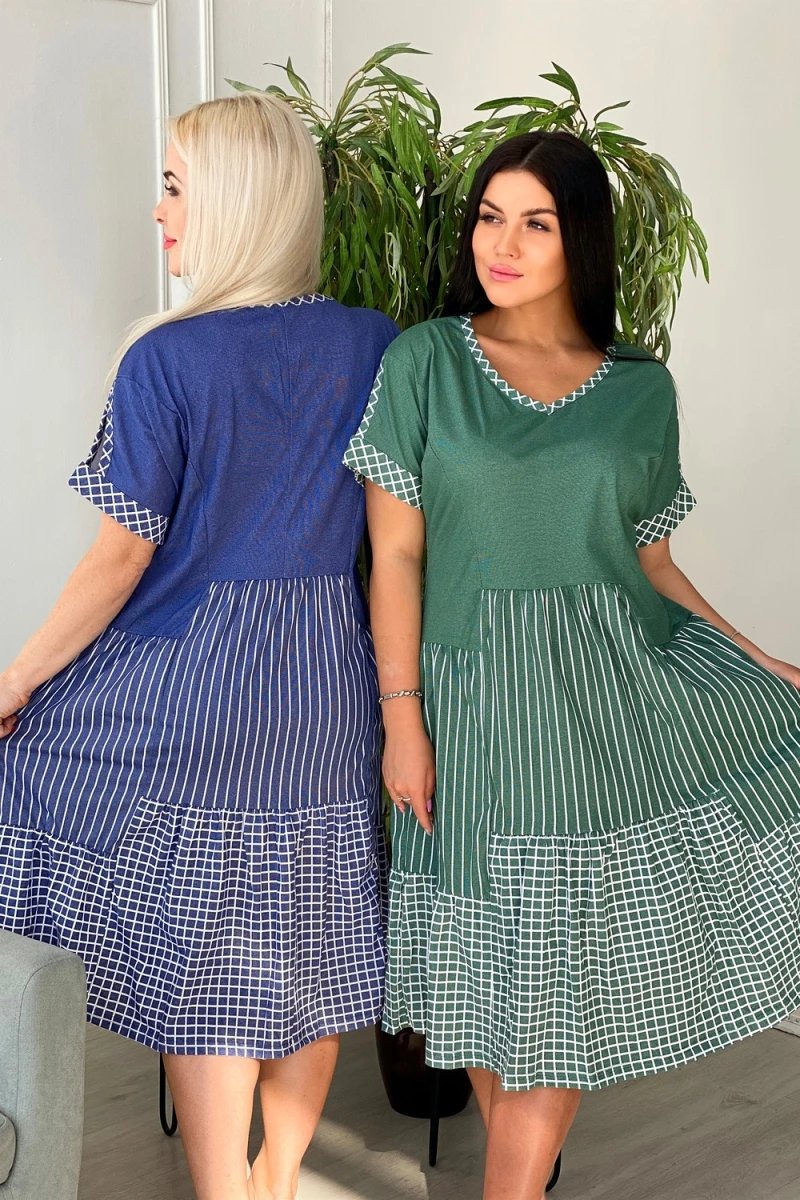 (ВНЛ) Платье 7223 (изумруд)