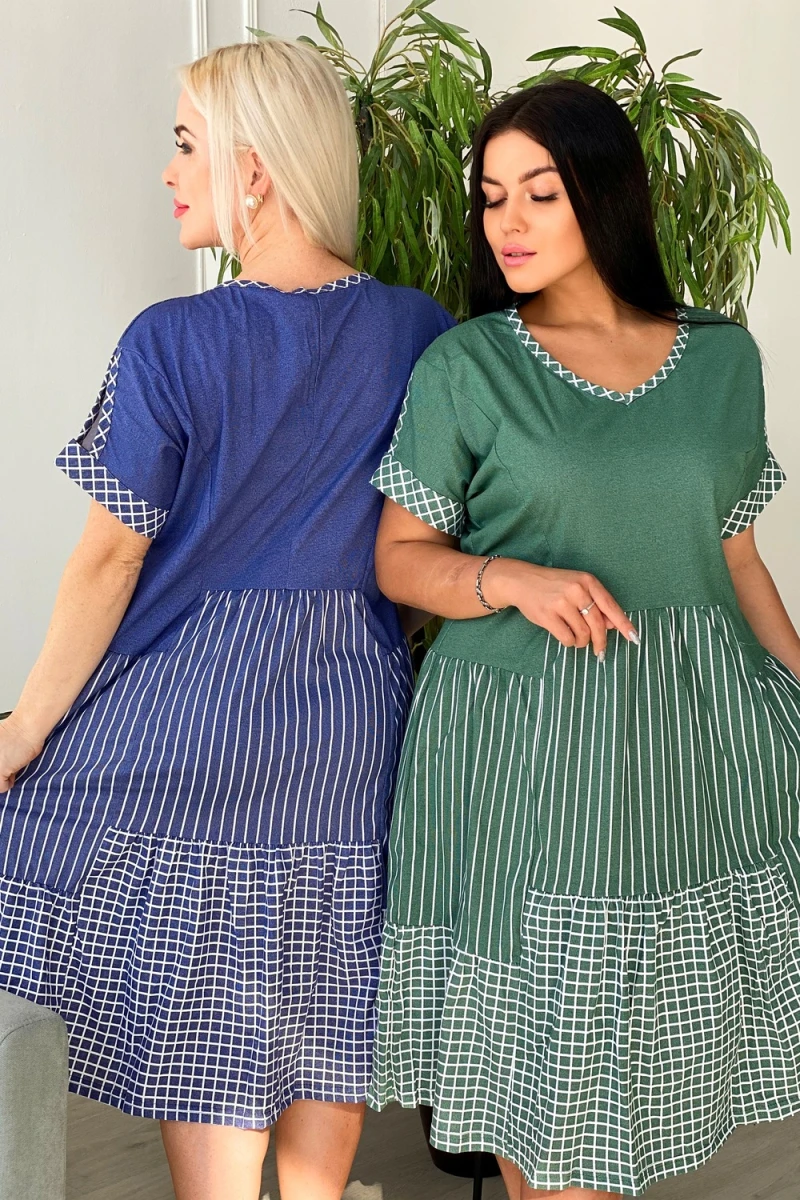 (ВНЛ) Платье 7223 (изумруд)