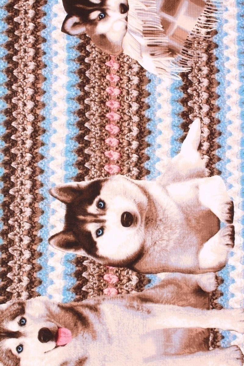 Полотенце пляжное вафельное (ТТ) 127 Хаски - 150/80