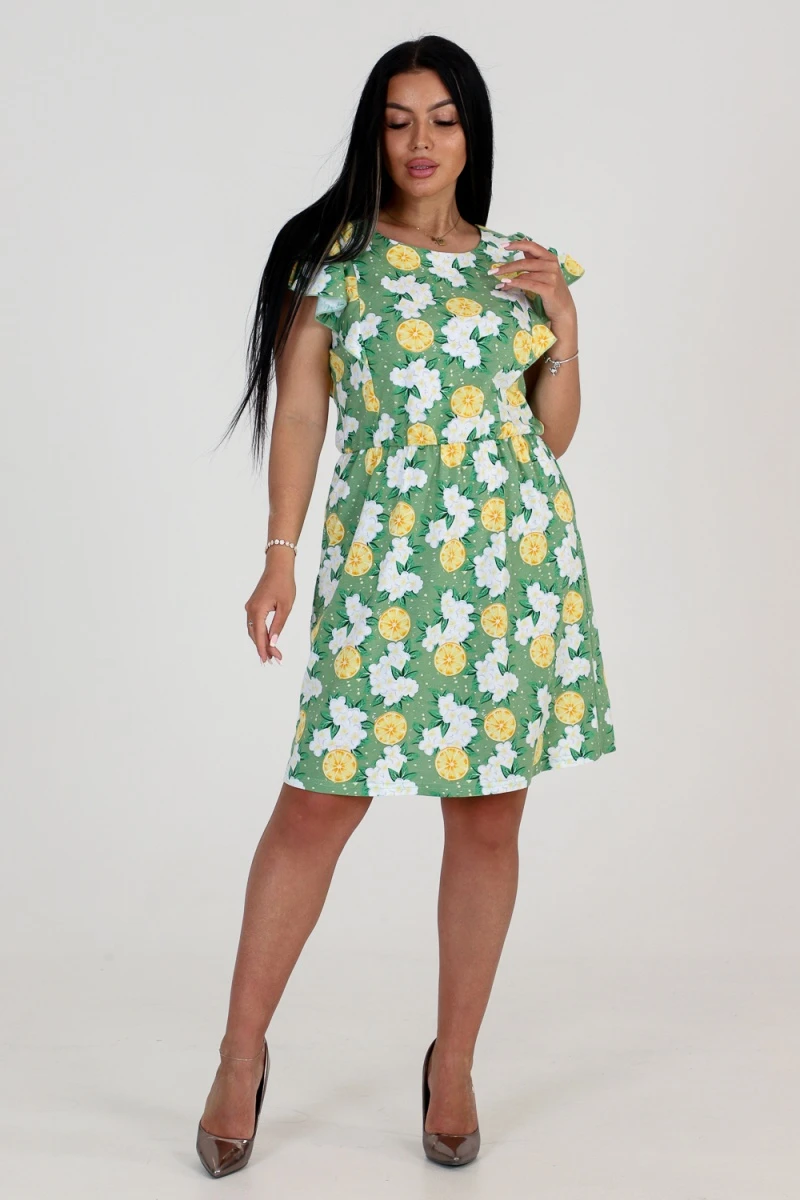 (ВНЛ) Платье 24763 (зеленый)