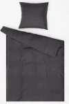 1 + 1 Пододеяльник и наволочка страйп-сатин "ЕА-Графит", 70х70 см (3910, "ЕА") (240 см)_