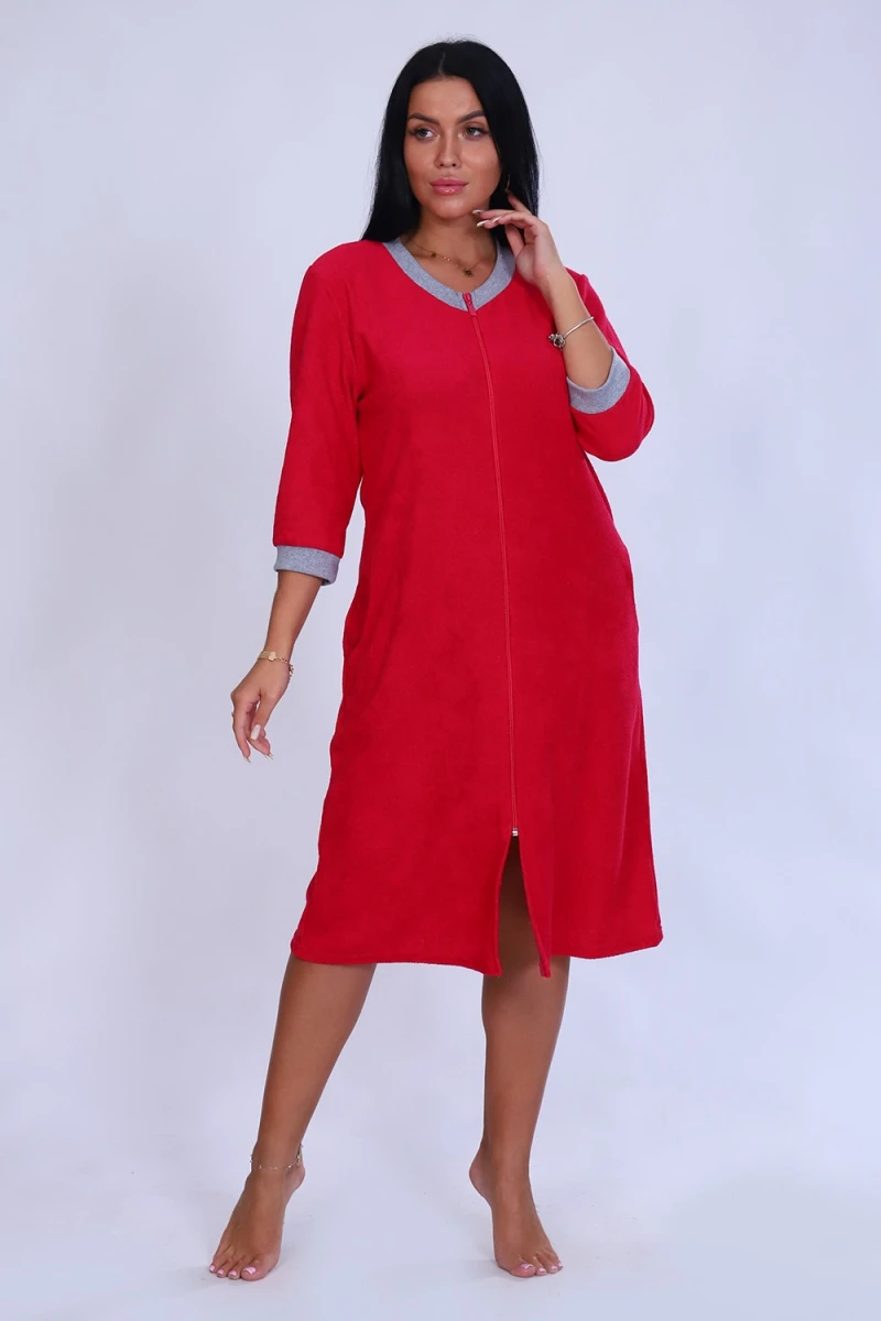 (ВНЛ) Халат 6760 (малиновый)