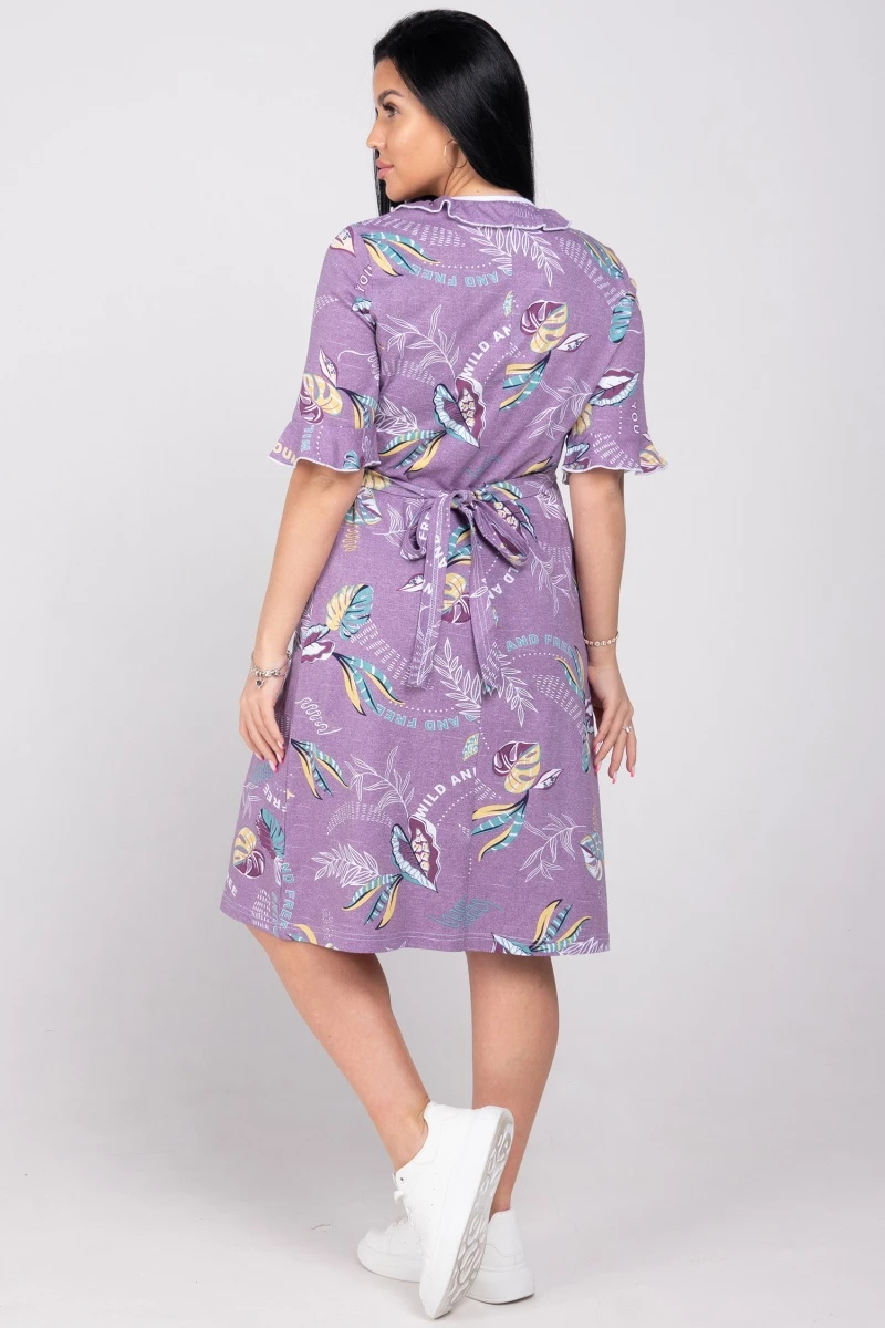 (СК) Халат женский "Муза" туманная орхидея