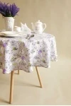Скатерть круглая 024 Кухня (сирень) 145х145 см