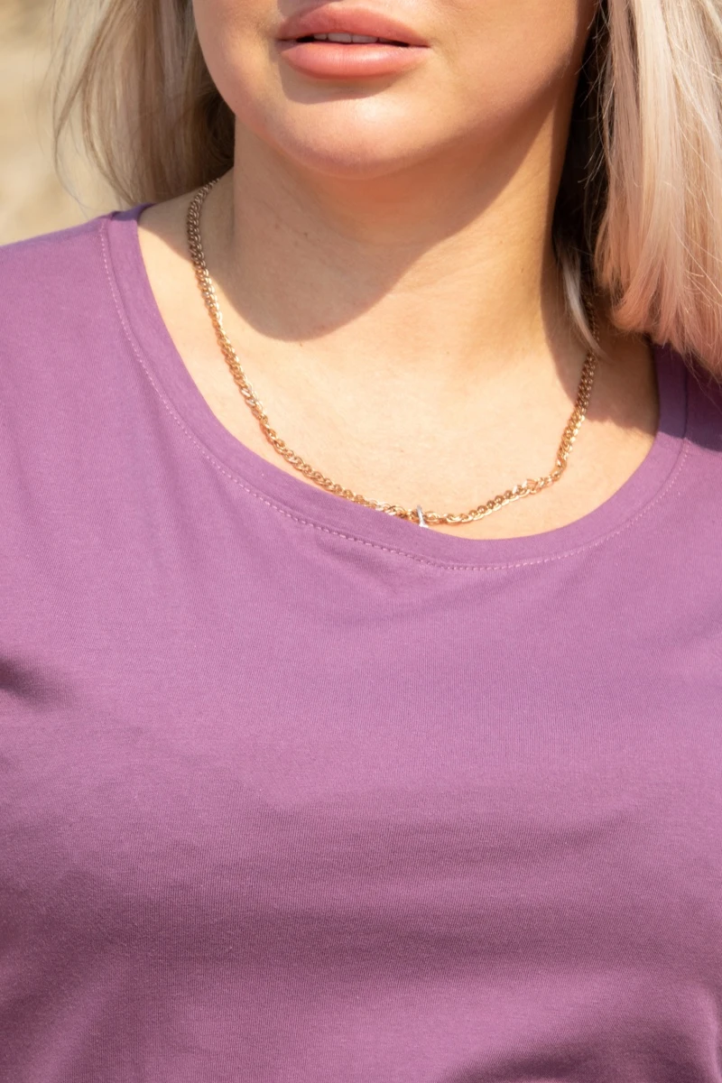 (СК) Футболка женская "Весна" баклажан