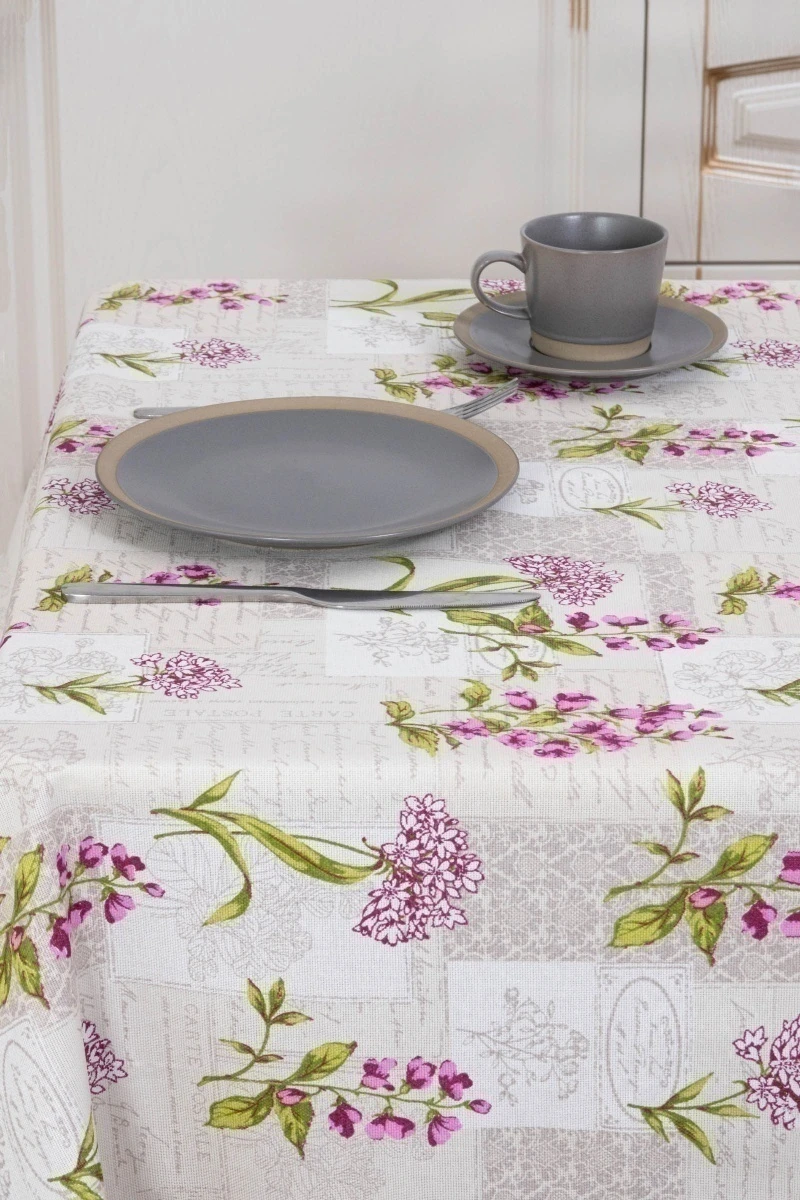 Скатерть с кружевом 021 Горные травы (вид 3)