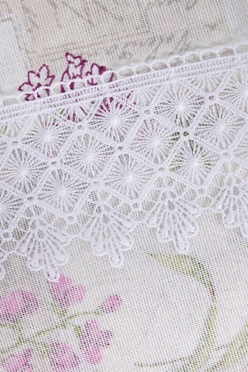 Скатерть с кружевом 021 Горные травы (вид 3)