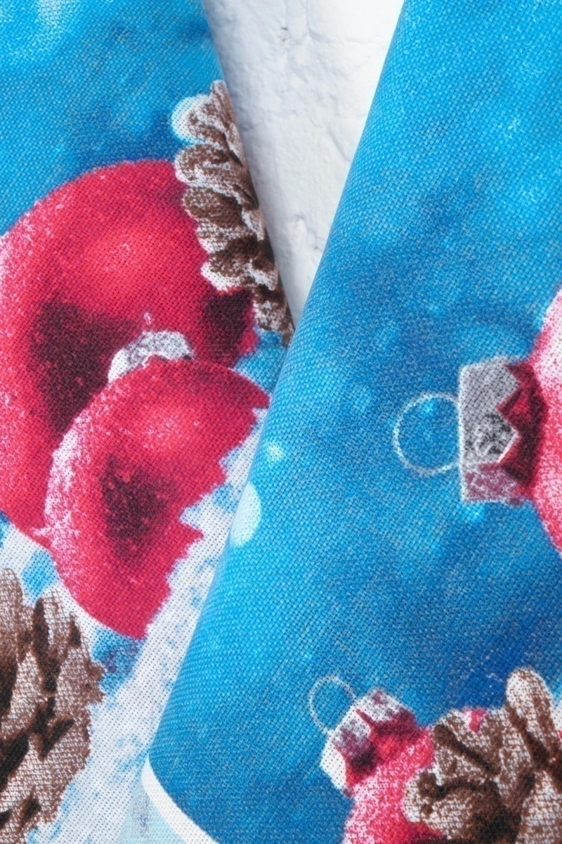 Набор полотенец рогожка (Диз) 012 Новогодняя ночь - 3 шт - 45х60 см