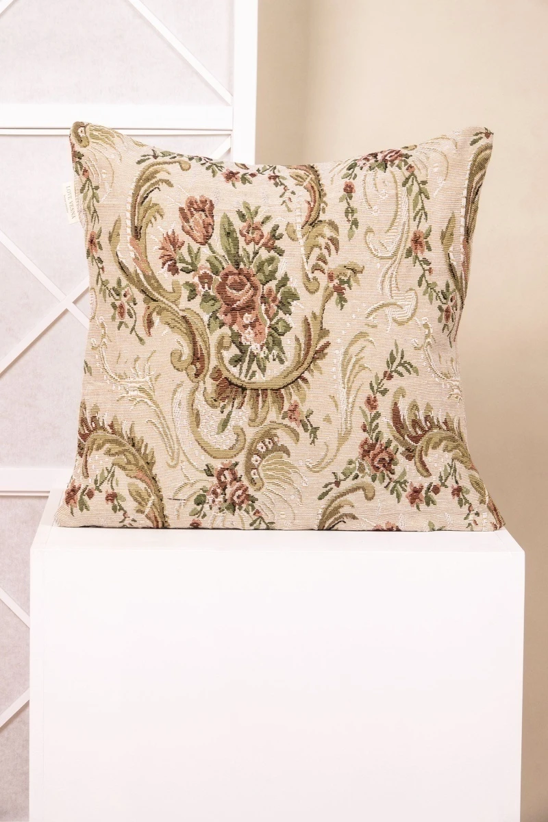 Наволочка гобелен на молнии "Богема" арт. JM-107 (150 см)