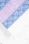 Полотенце полулен жаккард (ТЛ) 341 Корона (фиолетовый+синий) 1*253-61 - 50/65