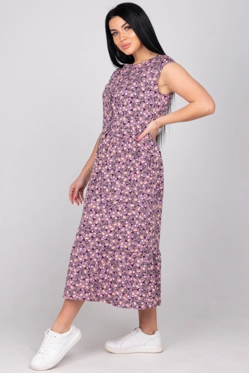 (СК) Платье женское "Прованс" брусничный