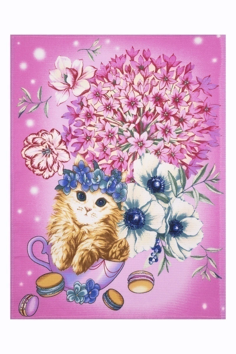 Набор вафельных полотенец (Милан) 357 "Бьюти" - 3 шт - 45х60 см