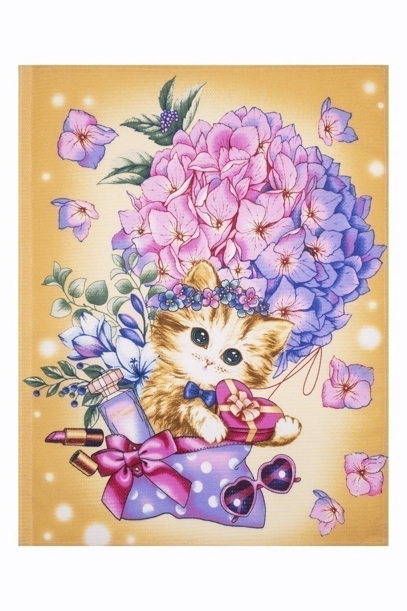 Набор вафельных полотенец (Милан) 357 "Бьюти" - 3 шт - 45х60 см