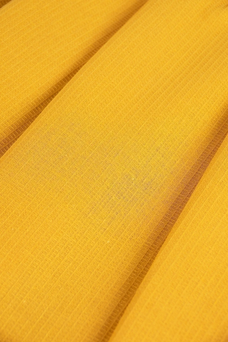 Полотенце пляжное вафельное (ТТ) 416 Горчичный мед - 150/100