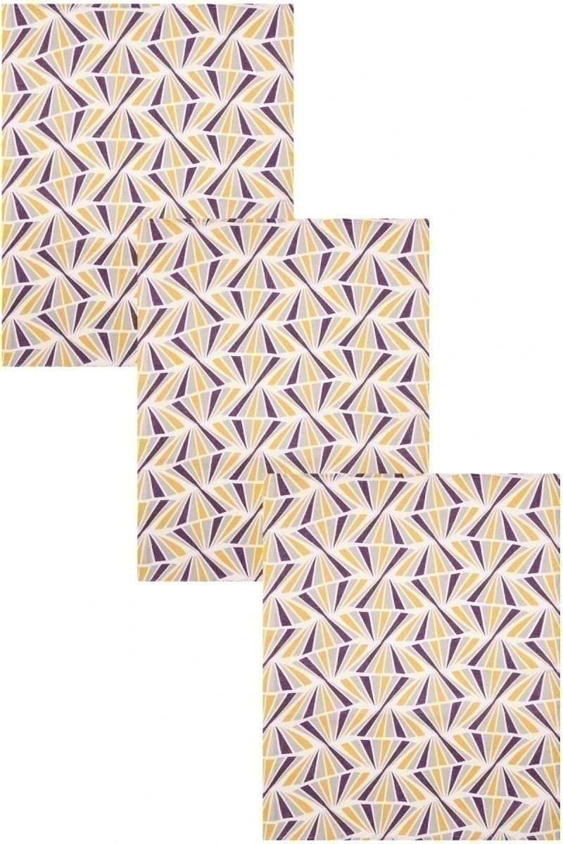 Набор полотенец рогожка (ТТ) 306 Калейдоскоп - 3 шт - 45х60 см