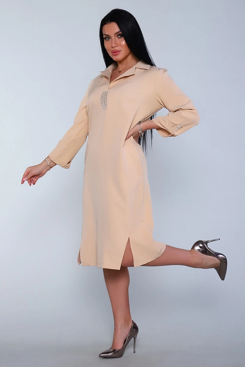 (ВНЛ) Платье 31719 (бежевый)