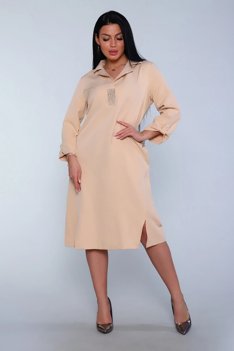 (ВНЛ) Платье 31719 (бежевый)