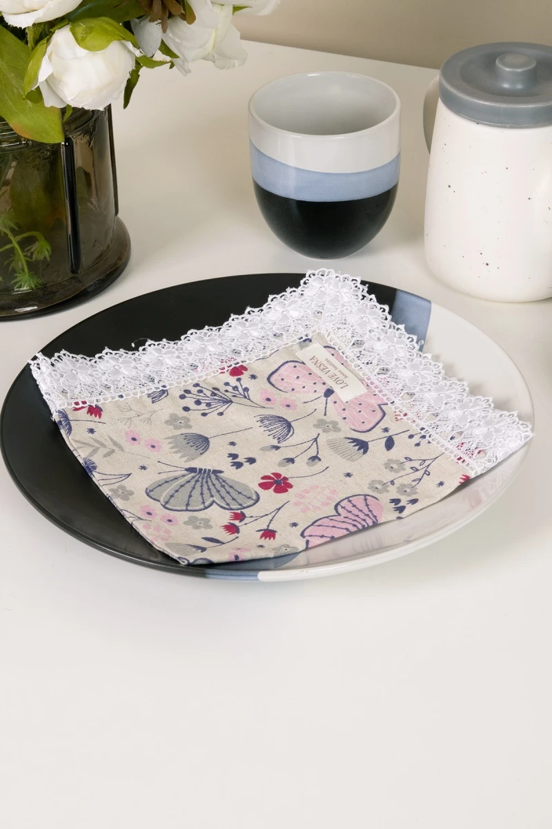 Салфетка полулен с кружевом (СФ) 063 Гармония (вид 16)