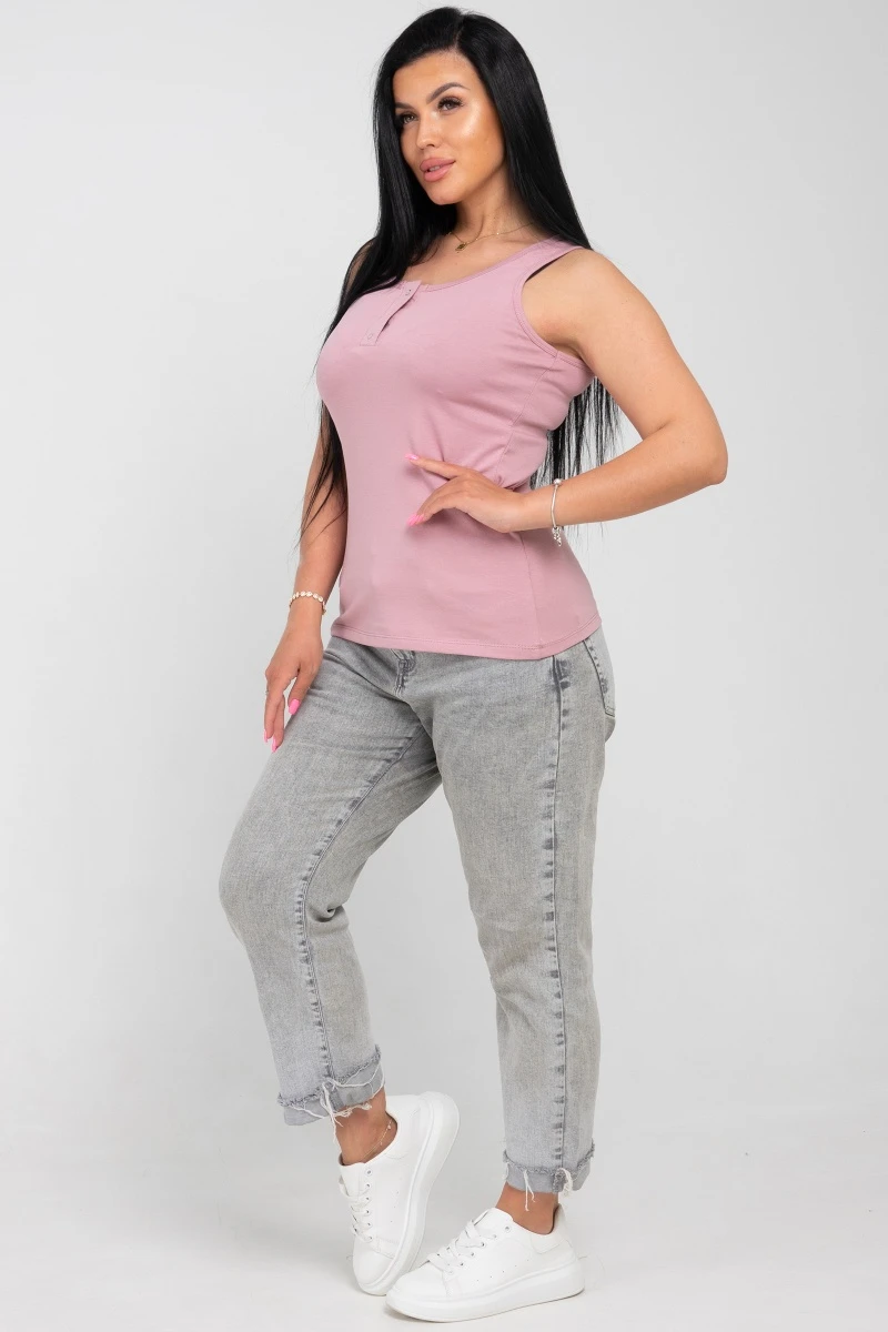 (СК) Майка женская "Малика" пудра