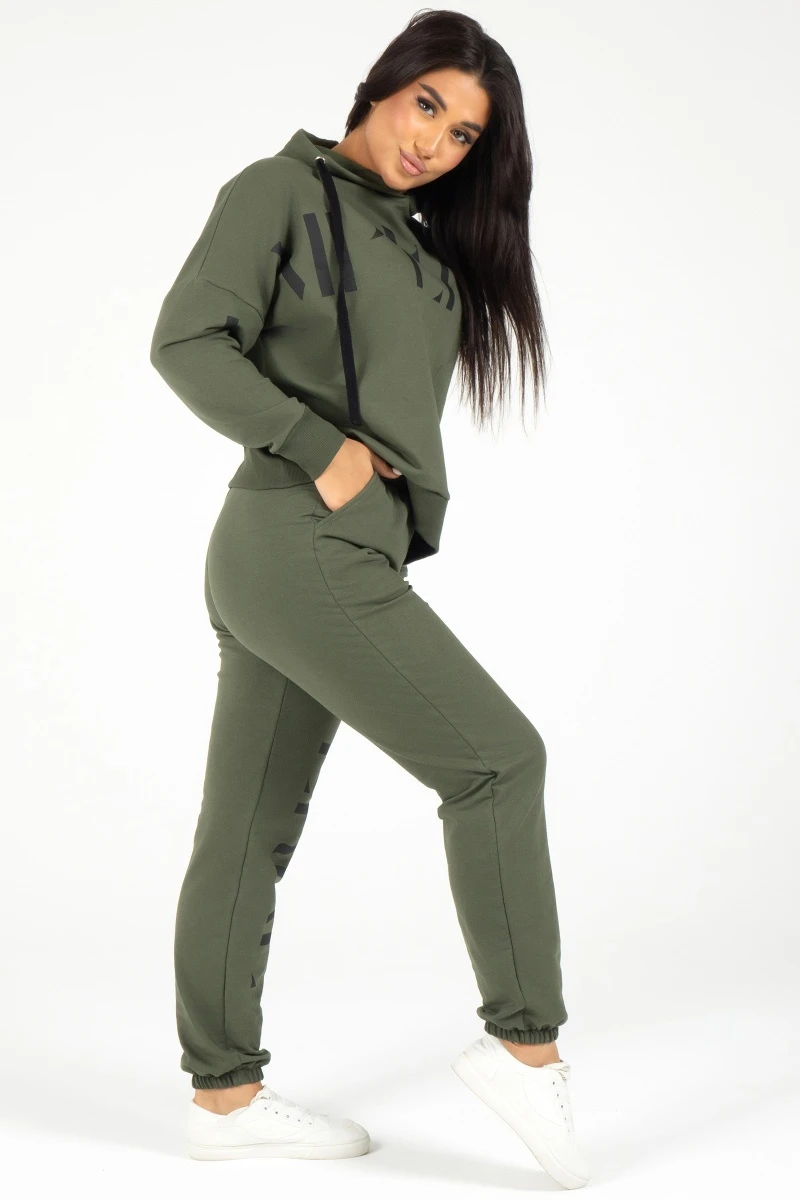 (СК) Джоггеры женские "Империя" хаки