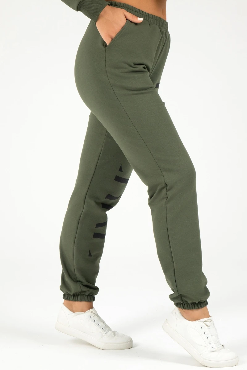 (СК) Джоггеры женские "Империя" хаки