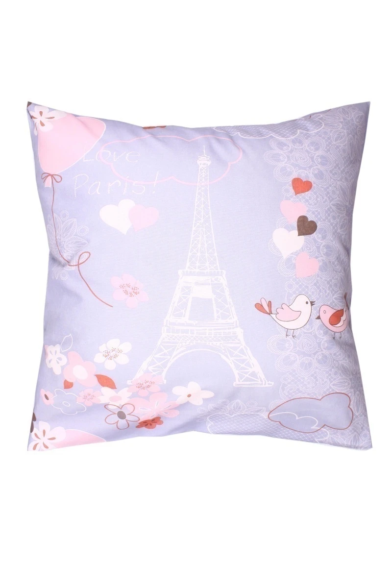 Наволочка 120г/м бязь "Романтика 1" арт. 202601 серый