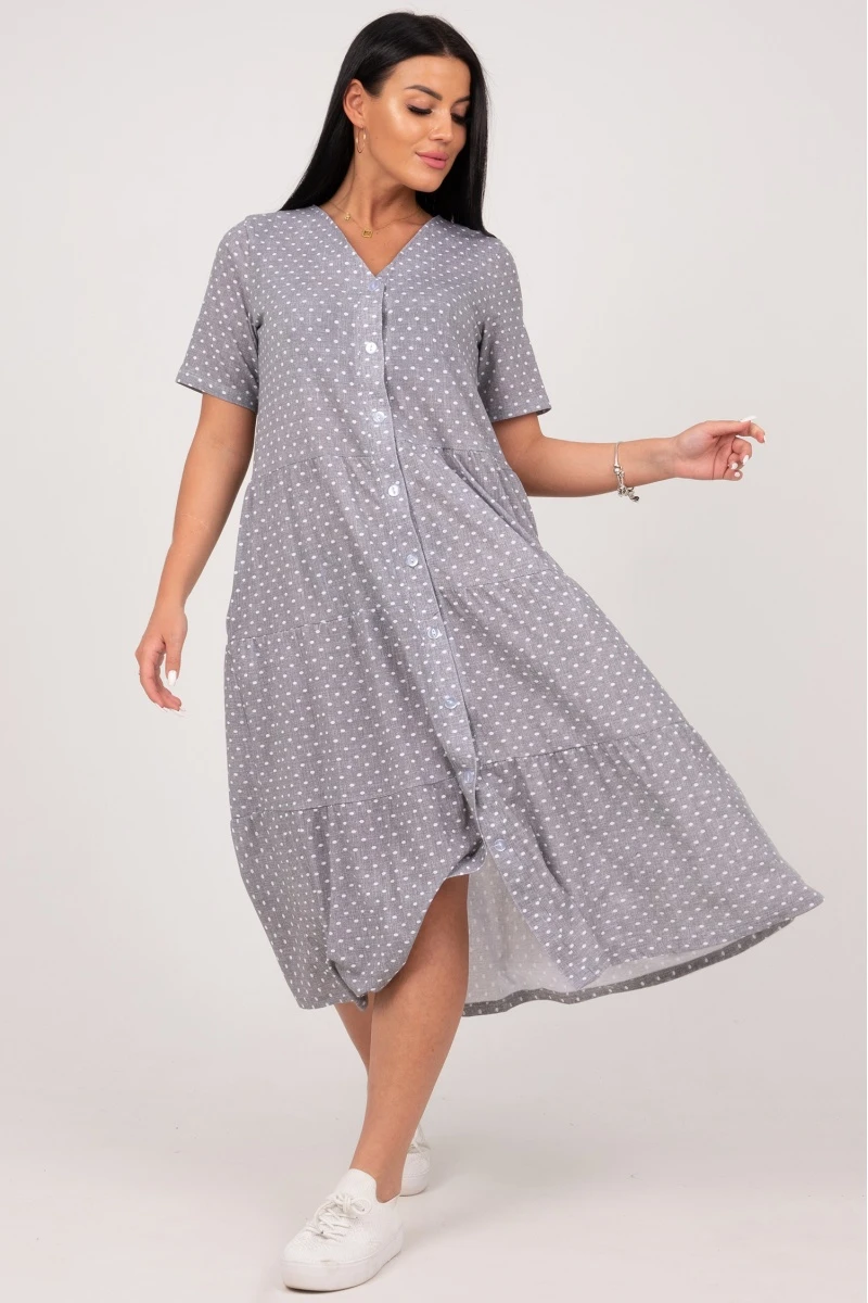 (СК) Платье "Стелла" светло-серый