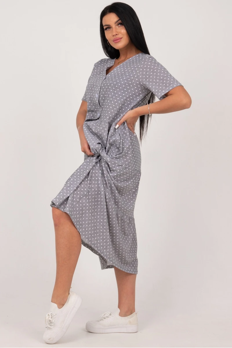 (СК) Платье "Стелла" светло-серый