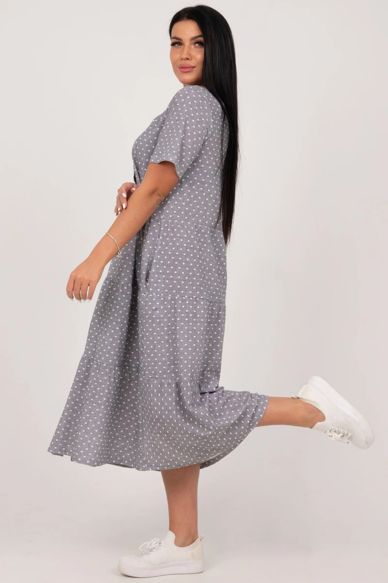 (СК) Платье "Стелла" светло-серый