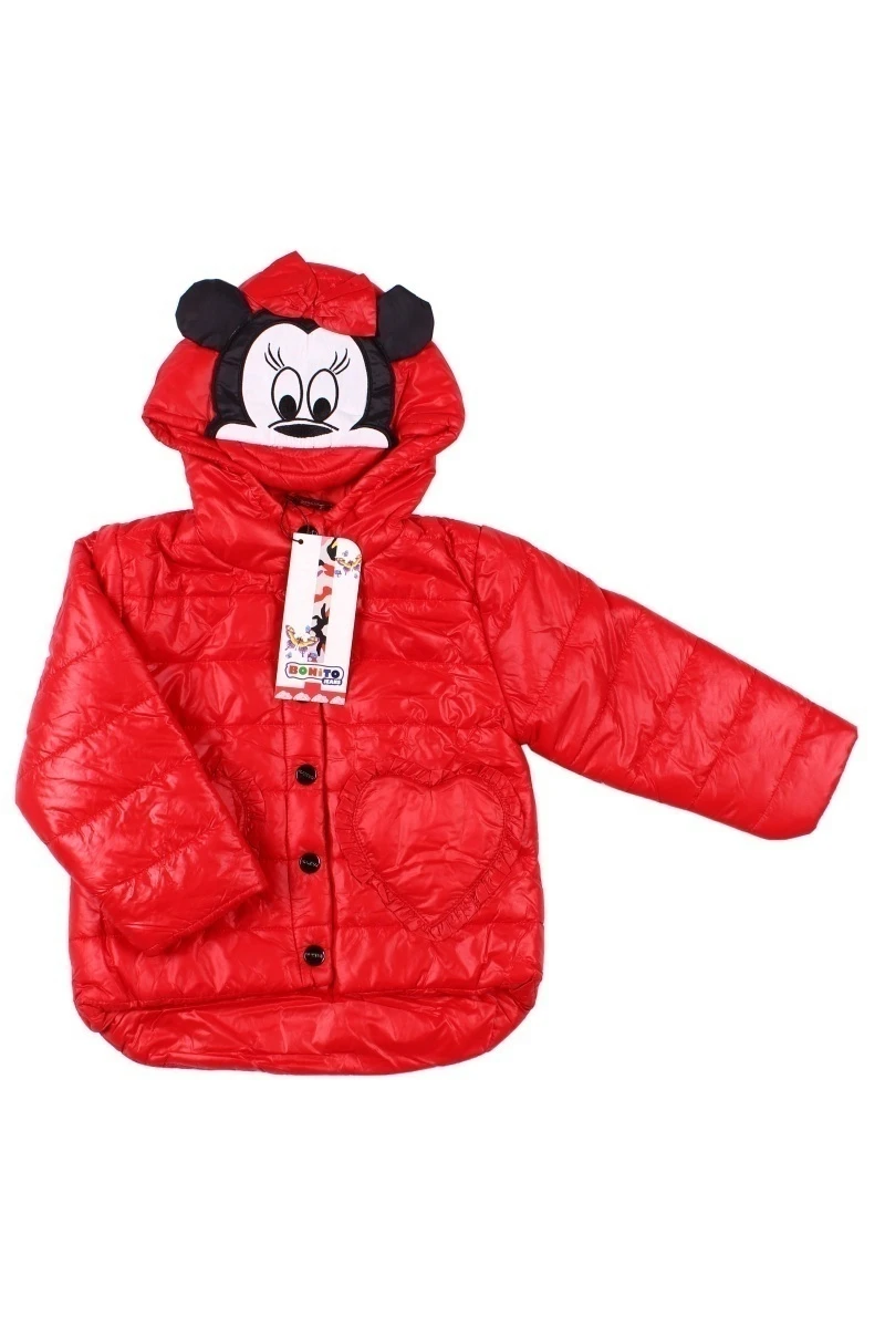 Рубашка-куртка для девочек ВК-712 красный