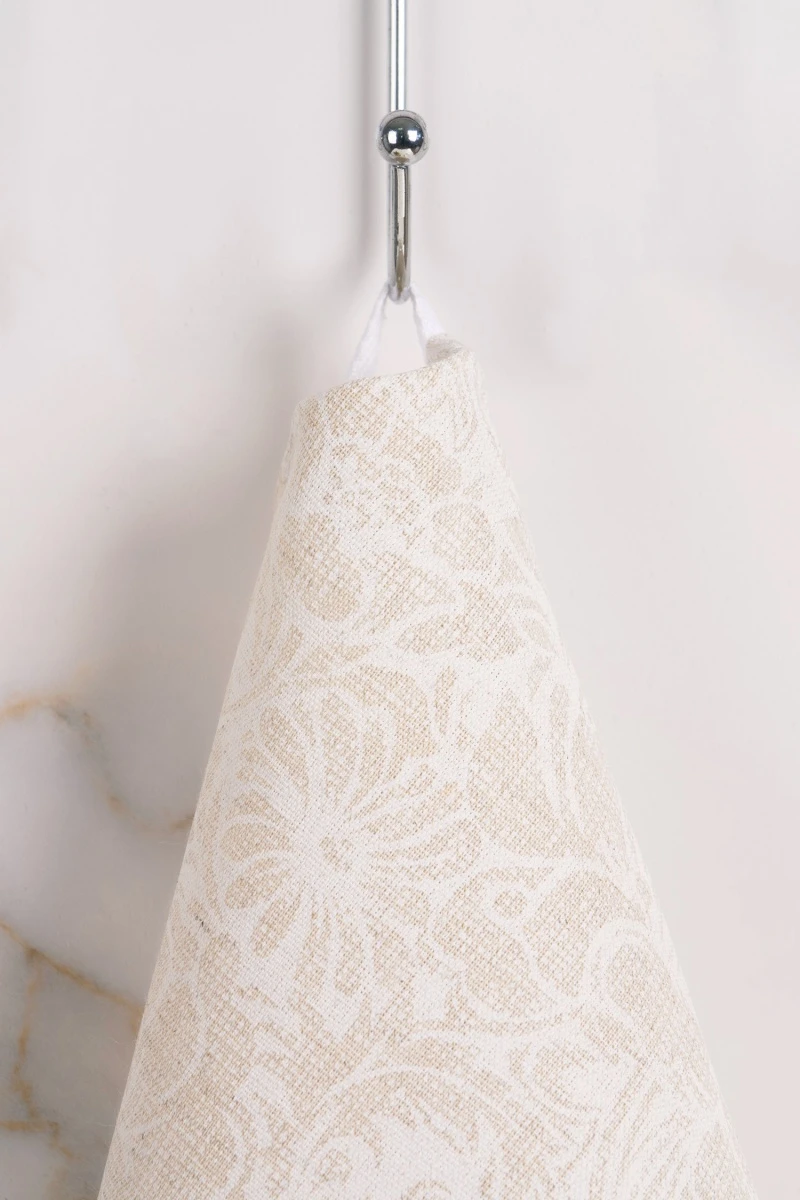 Полотенце полулен 129 Пионы - 45/60