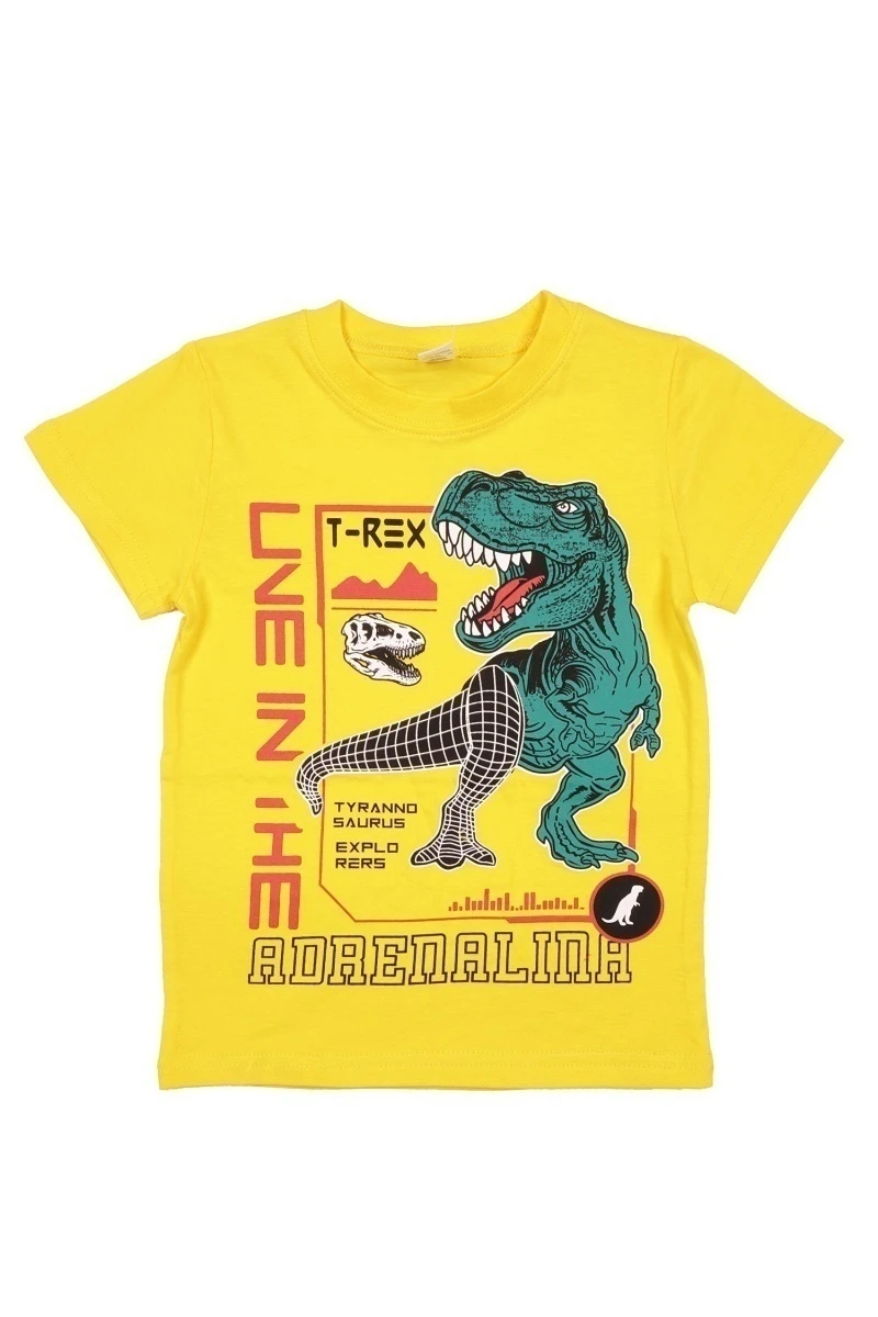 Футболка для мальчиков "Адреналин" BK0002M желтый
