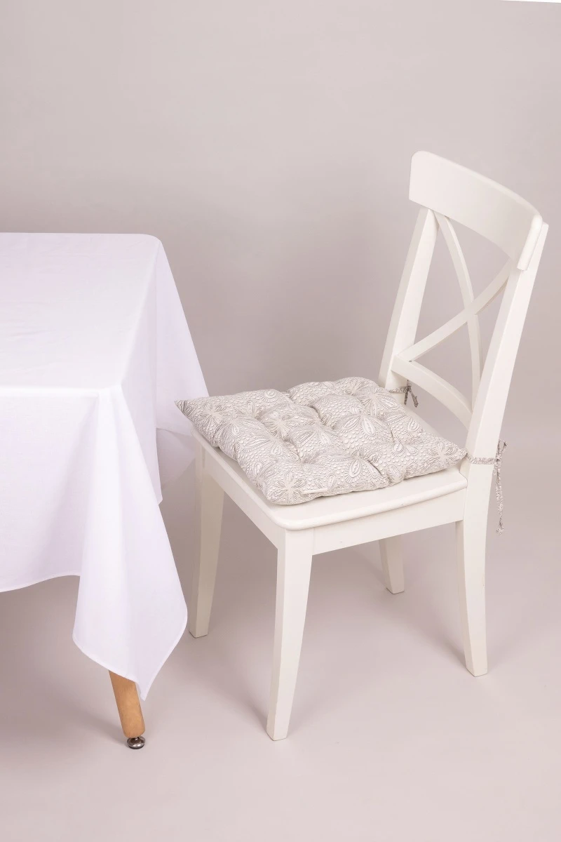 Подушка на стул из полульна "ГОС" Лунный цветок (М-9)_